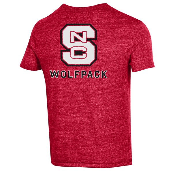 Red Short Sleeve Tri-blend Tee - Le